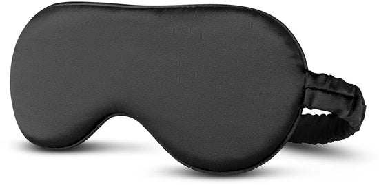 Slaapmasker Zijdezacht Anti-Rimpel con Copertura Completa Pellegrato 22 Momme Nero