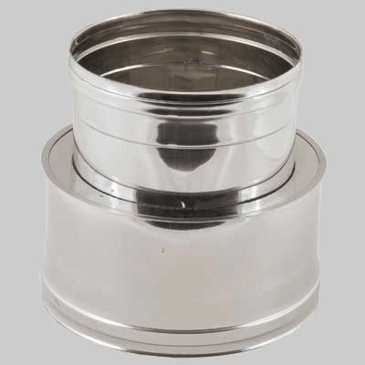 RACCORDO DA DOPPIA PARETE A MONO PARETE  80 130 80     MADE IN ITALY