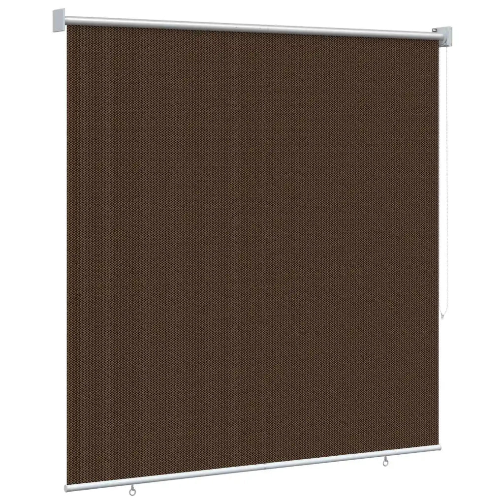 Tenda a Rullo Esterno Blocco UV 90% Marrone 120 x 230 cm HDPE 42036106
