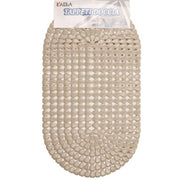 Trade Shop - Tappeto Antiscivolo Ovale Diamante Cachi Per Vasca Bagno Doccia 36 X 66 Cm 87860 -