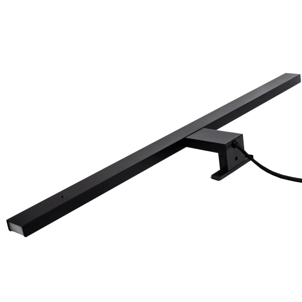Applique bagno specchio LED 8W 4000K nera 40cm IP44