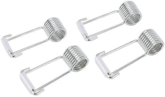 Accessorio di chiusura automatica per porte - 4 pezzi - Acciaio inossidabile - Installazione facile - Funzione anti-aderenza - Chiusura della porta