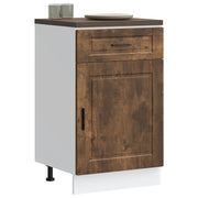 Base da Cucina Porto Rovere Fumo in Legno Multistrato 853962