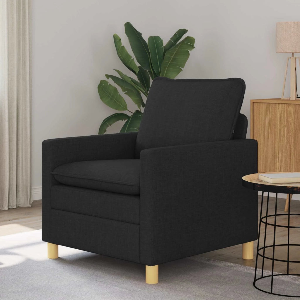Divano Nero Tessuto 42028749