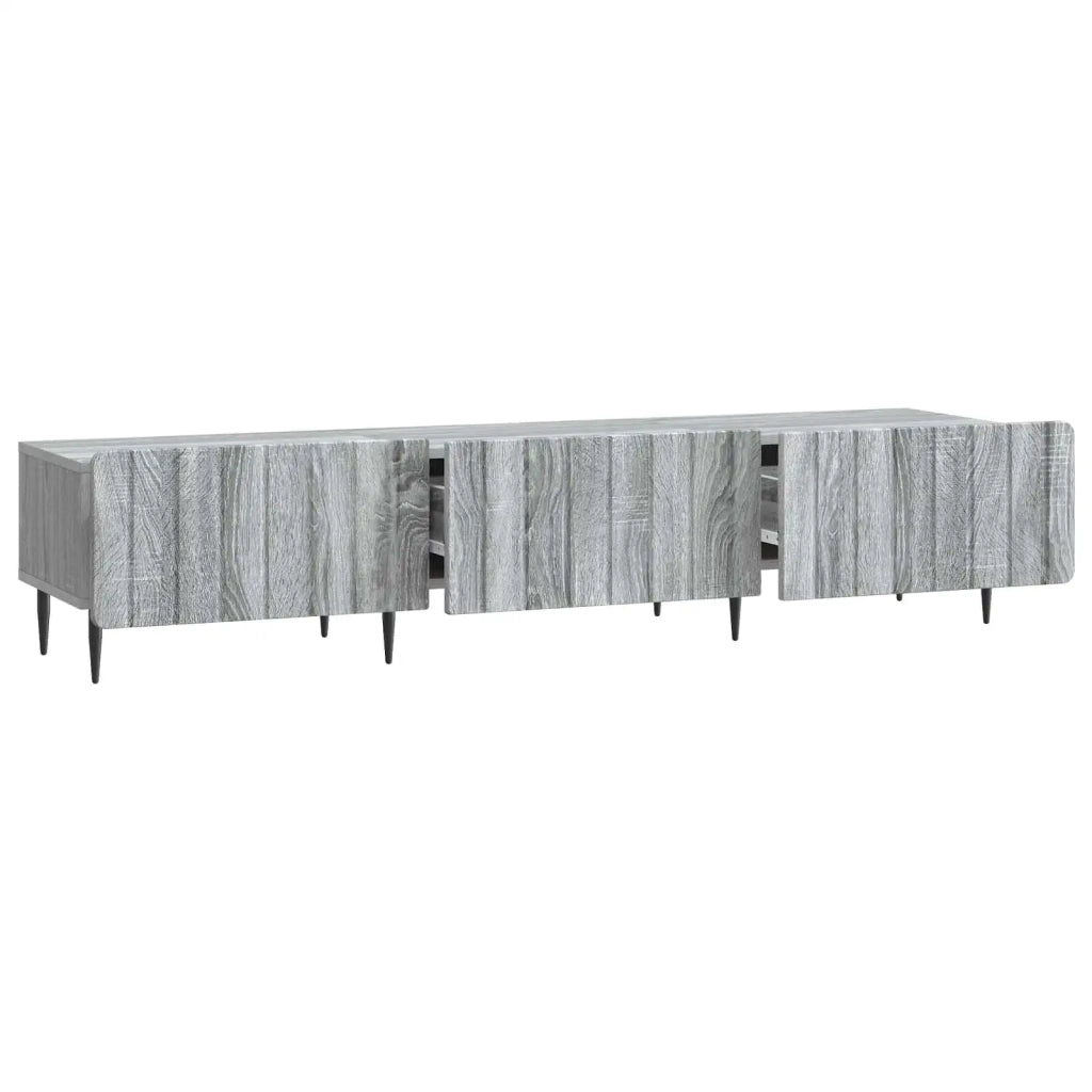 Mobile TV Grigio Sonoma 147 x 34,5 x 32 cm Legno ingegnerizzato 894481