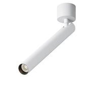 Maytoni Lampada da soffitto moderna Focus T 1 luce LED integrato bianco alluminio