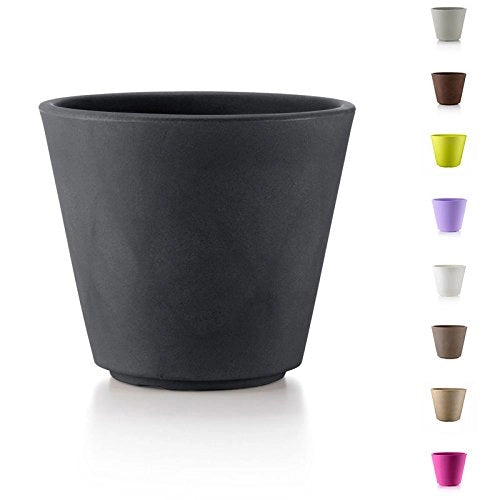 Cheonda - TERAPLAST Blumentopf Ribeira 35 cm Made in Italy recyclebar
