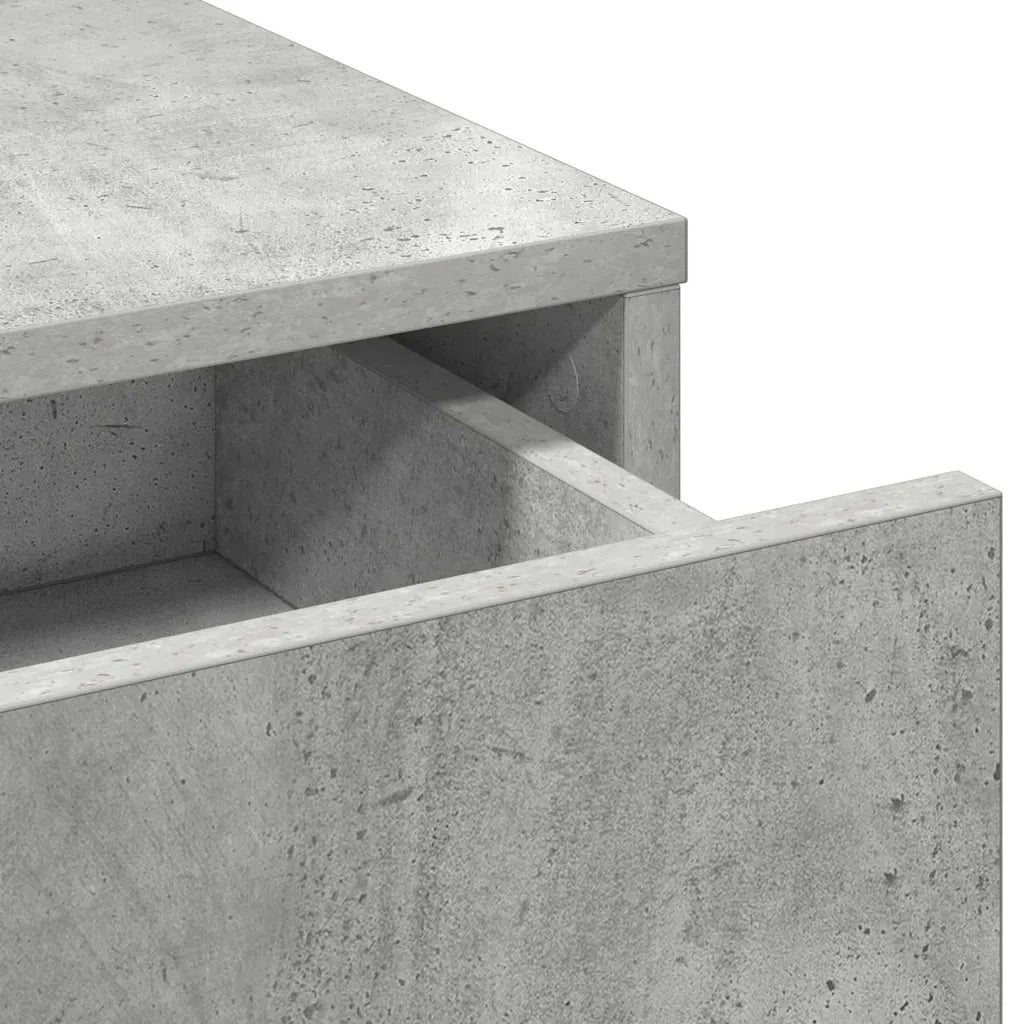 Toeletta | Tavolo da Trucco Grigio 50 x 41 x 140 cm Legno multistrato
