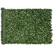 Hedge Artificiale Brise-Vue ¨C Minimal ¨C 3x1 m, Verde Scuro, Anti-UV