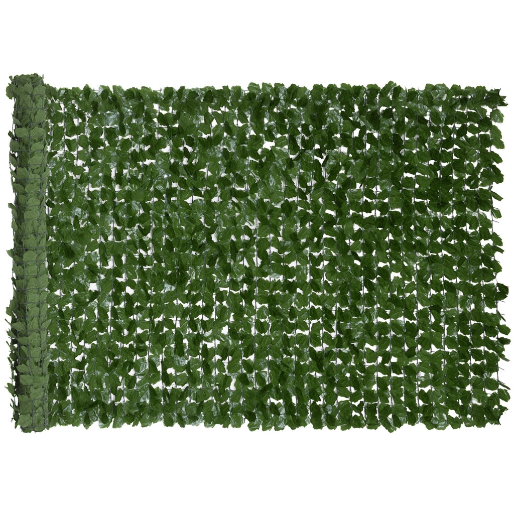 Hedge Artificiale Brise-Vue ¨C Minimal ¨C 3x1 m, Verde Scuro, Anti-UV