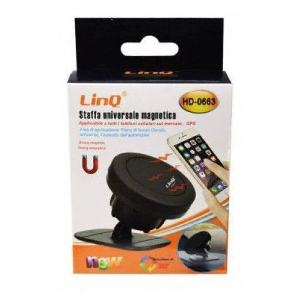 Trade Shop - Staffa Universale Magnetica Supporto Smartphone Gps Cruscotto Auto Tavolo Hd-0663 -