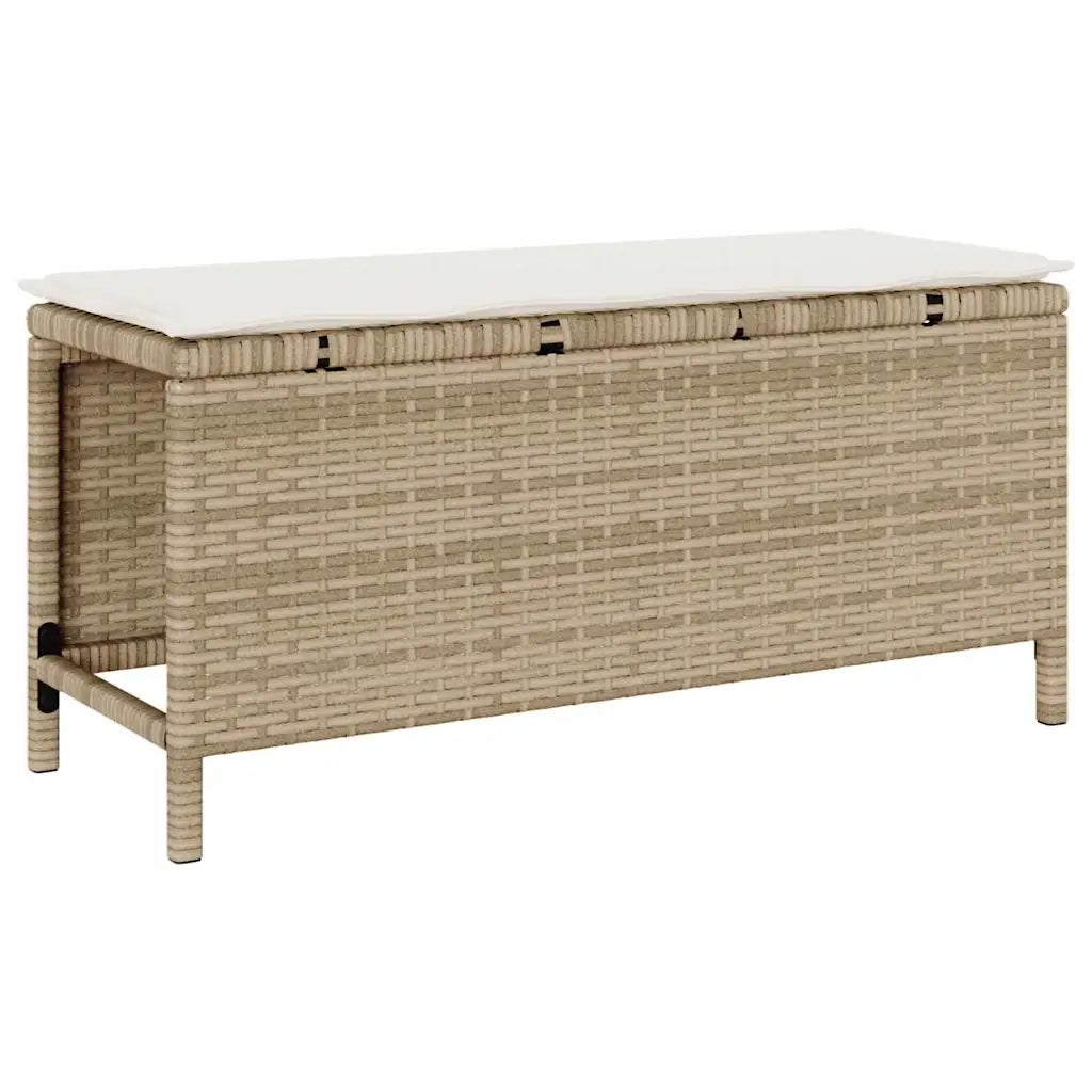 Set da Pranzo per Giardino Beige polyrattan 42007908