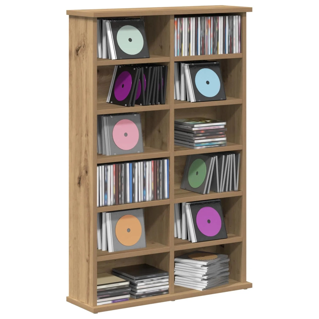 Mobile per CD Rovere Artigianale 60 x 17 x 92 cm 8012744