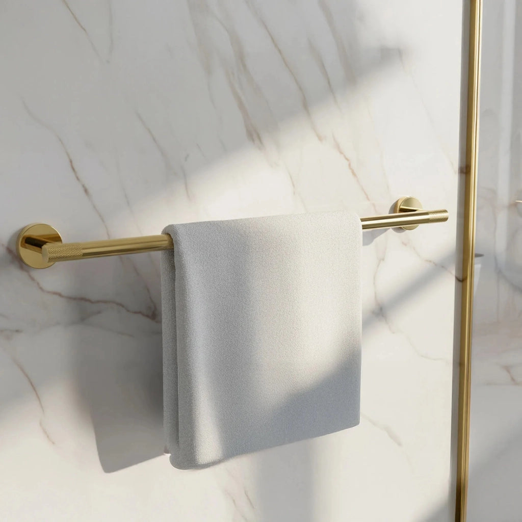 Set Accessori Da Bagno Grid Gold 4 Pezzi