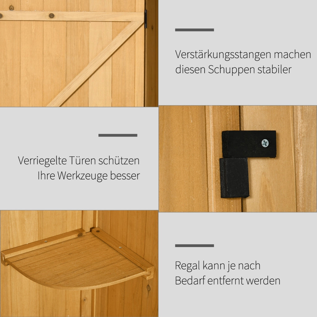 Casetta da giardino in legno ¨C Minimal ¨C 77x54,2x179cm