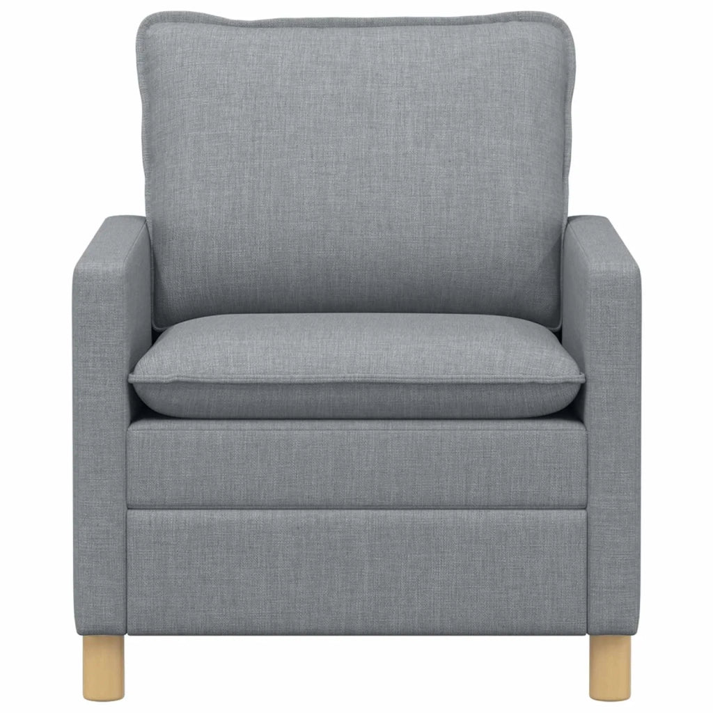 Divano Grigio Chiaro Tessuto 42028747