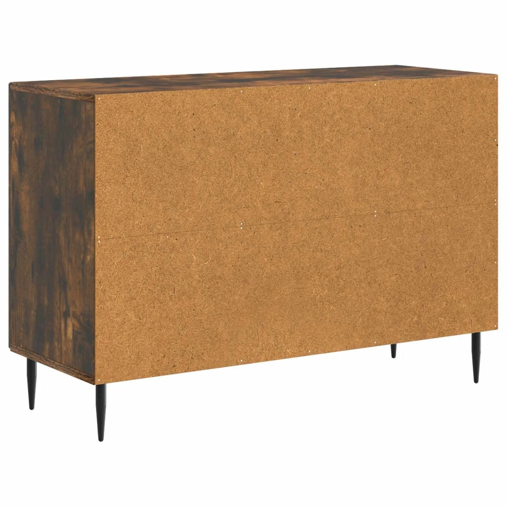 Credenza | Madia | Buffet da pranzo | Armadio da pranzo Rovere Fumo 89 x 34,5 x 60 cm Legno ingegnerizzato