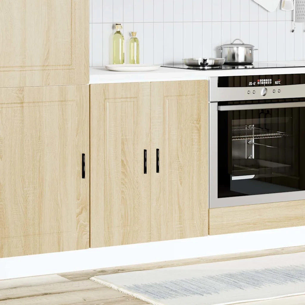 Base da Cucina-Mobile Base da Cucina Porto Rovere Sonoma in Legno Multistrato 498765