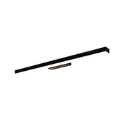 Applique bagno specchio nera 66,5cm LED 20W CCT IP44