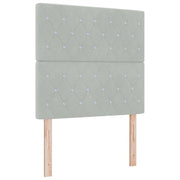 Testiera | Testata Grigio chiaro 100 cm Velluto