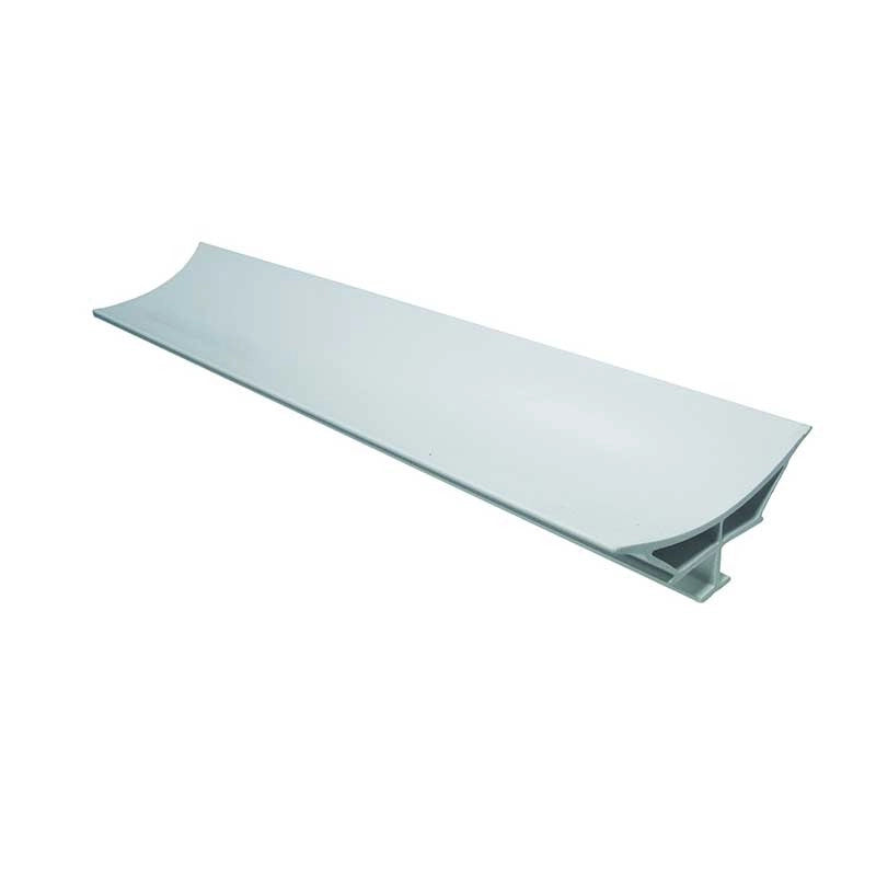 Profilo igienico magnum in plastica bianco da 2 metri
