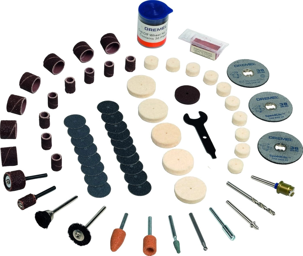SET 100 ACCESSORI UTENSILE MULTIFUNZIONE DREMEL  723/2615S723JA + CUSTODIA