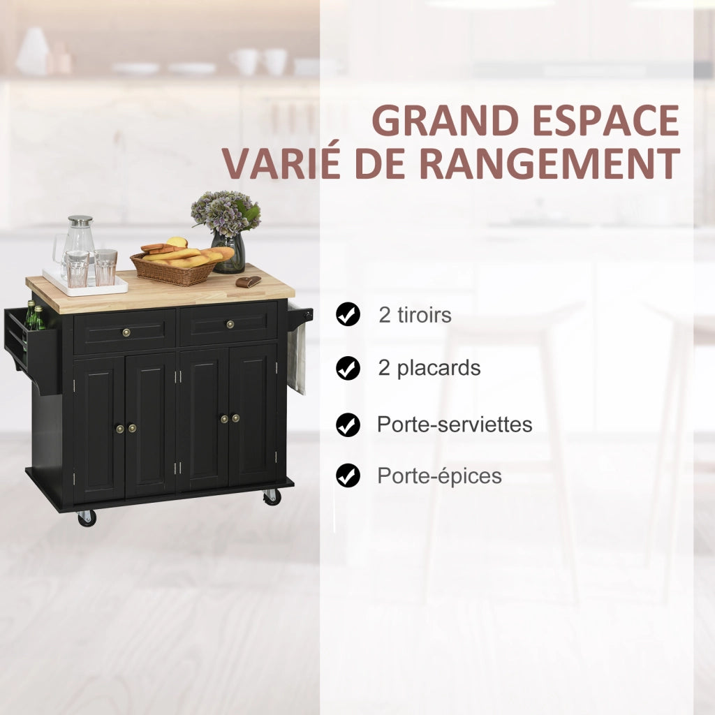 Mobile da cucina con ripiani e cassetti ¨C Minimal ¨C Nero