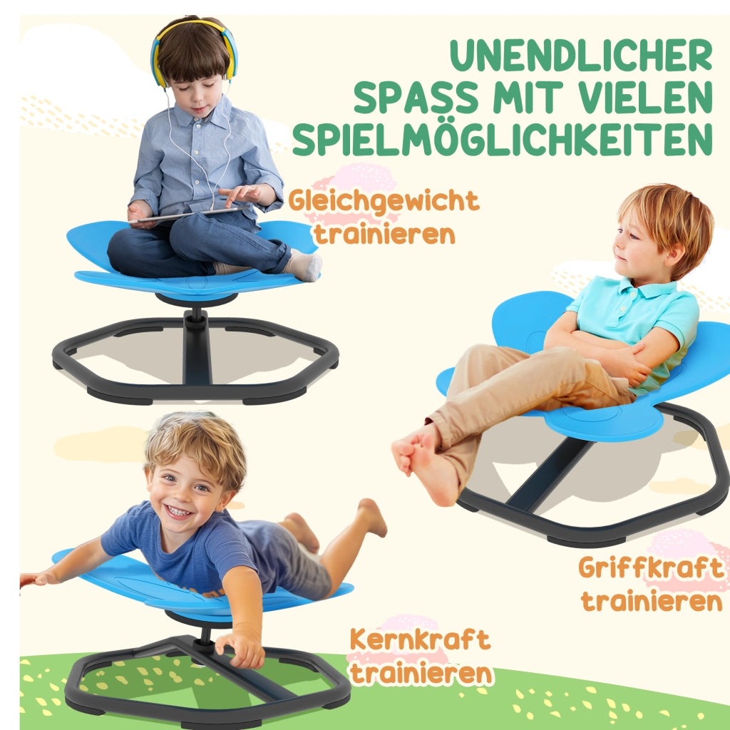 Sedia girevole per bambini ¨C Minimal ¨C Blu