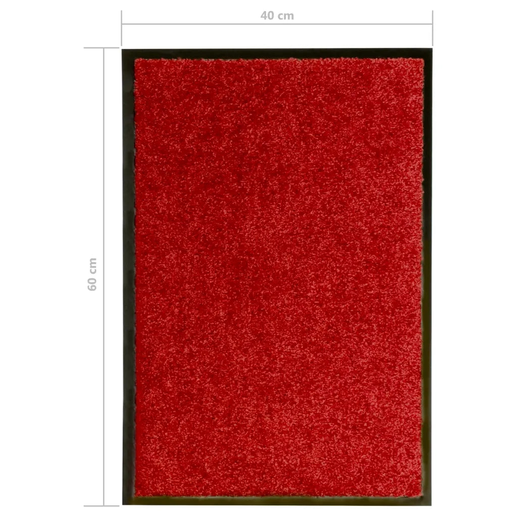 Zerbino Lavabile Rosso 40x60 cm 323421