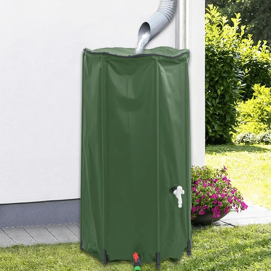 Serbatoio Acqua con Rubinetto Pieghevole 100 L in PVC 156009