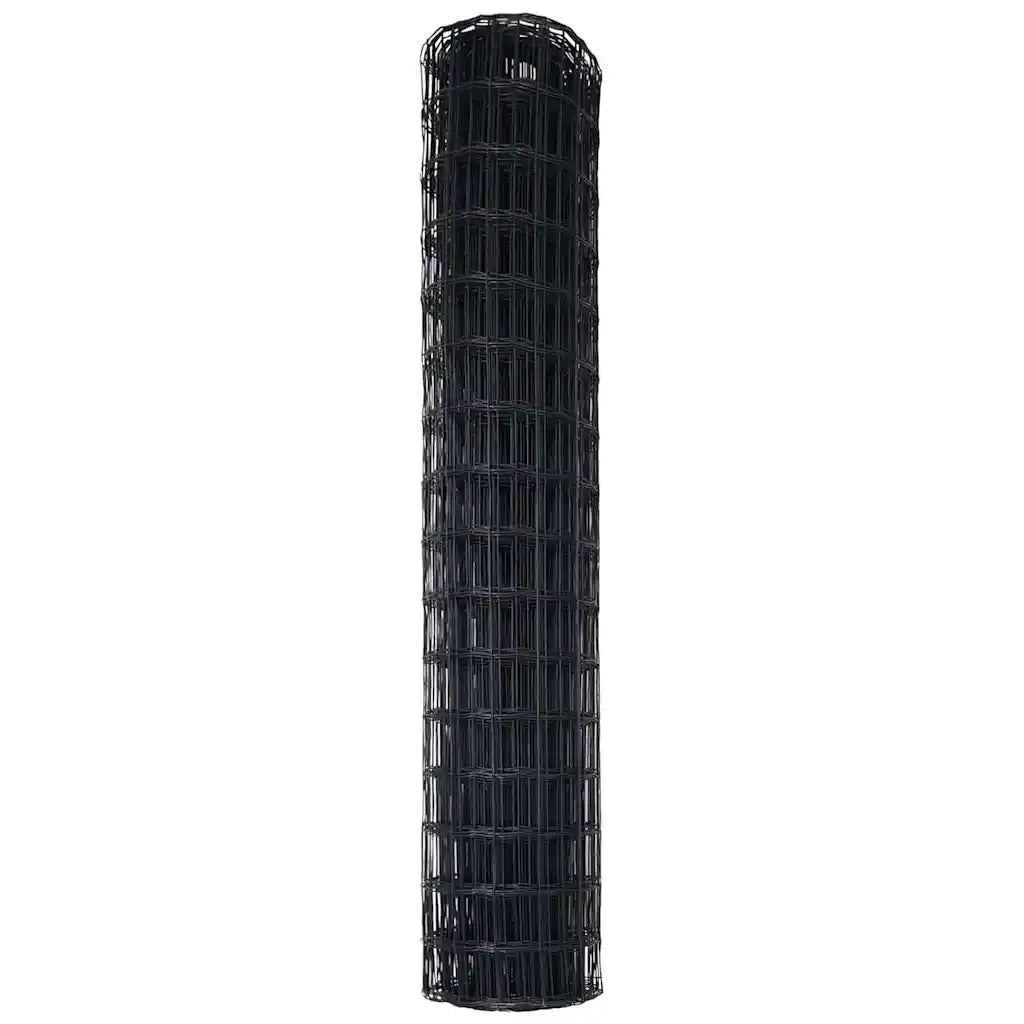 Recinzione Euro Grigio 1,4 x 10 m Ferro rivestito in PVC 42004599