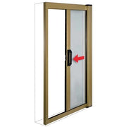 ZANZARIERA KIT PORTA SOTTILE IRS  BIANCO RAL 9010 FIBRA VETRO/PVC CM 140 H.CM 240