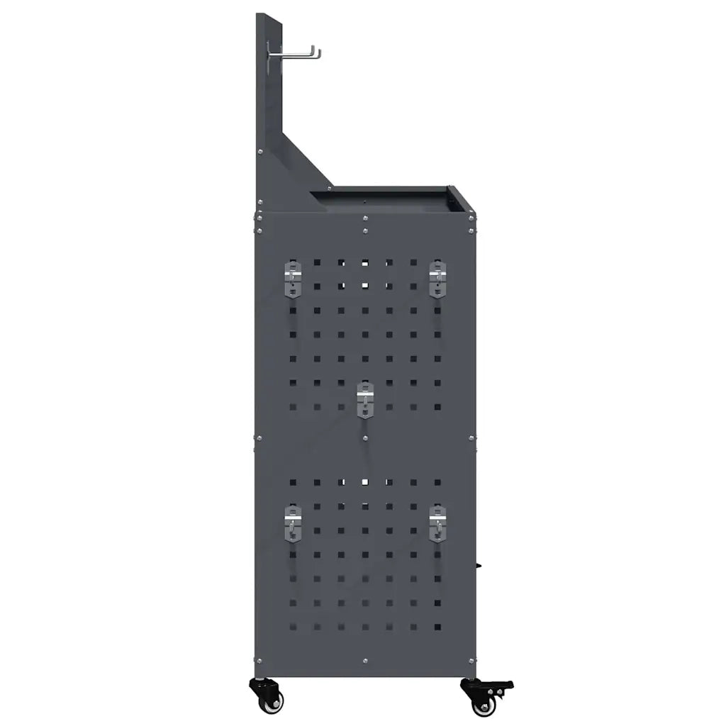 Carrello per Attrezzi con ruota Antracite 65 x 35 x 111 cm CFW1329492