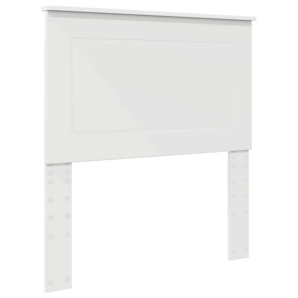 Letto singolo | Letto per adulti | Struttura del letto Bianco 100 x 200 cm Pino massello