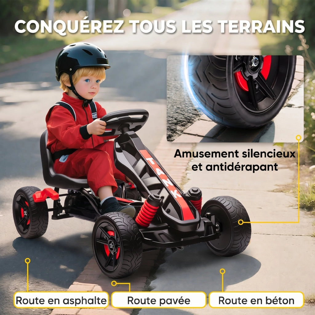 Kart a Pedali per Bambini ¨C zephmum ¨C Rosso