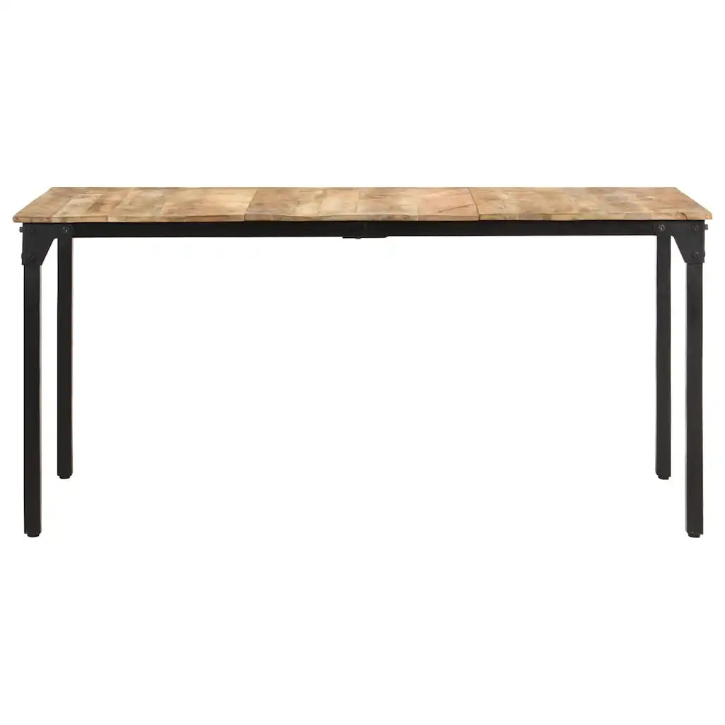 Tavolo da Pranzo 160x80x76 cm in Legno di Mango Grezzo 321974