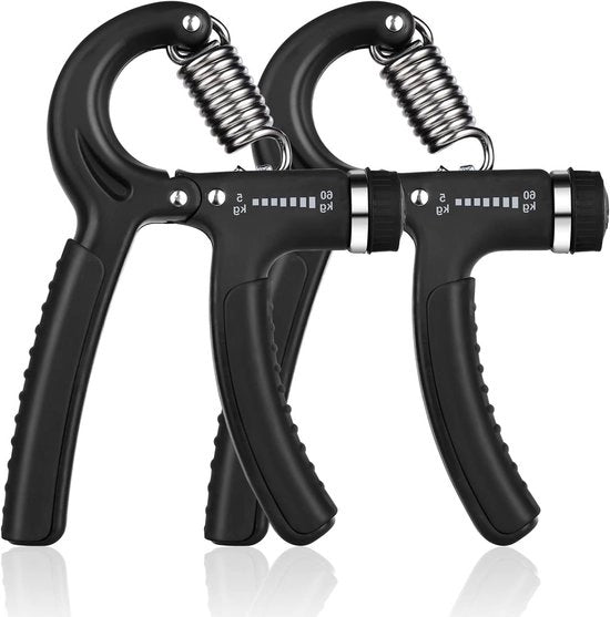 Manubrio adattabile per allenamento delle braccia e dei gomiti con trainer per dita - trainer per presa per allenamento di forza e fitness da 10 kg a 50 kg.
