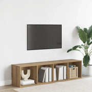 Libreria/Mobile TV Rovere Artigianale 36x30x143 cm Truciolato 855813