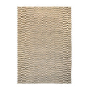 Tappeto a rombi Cocktail 300 in cotone beige e marrone
