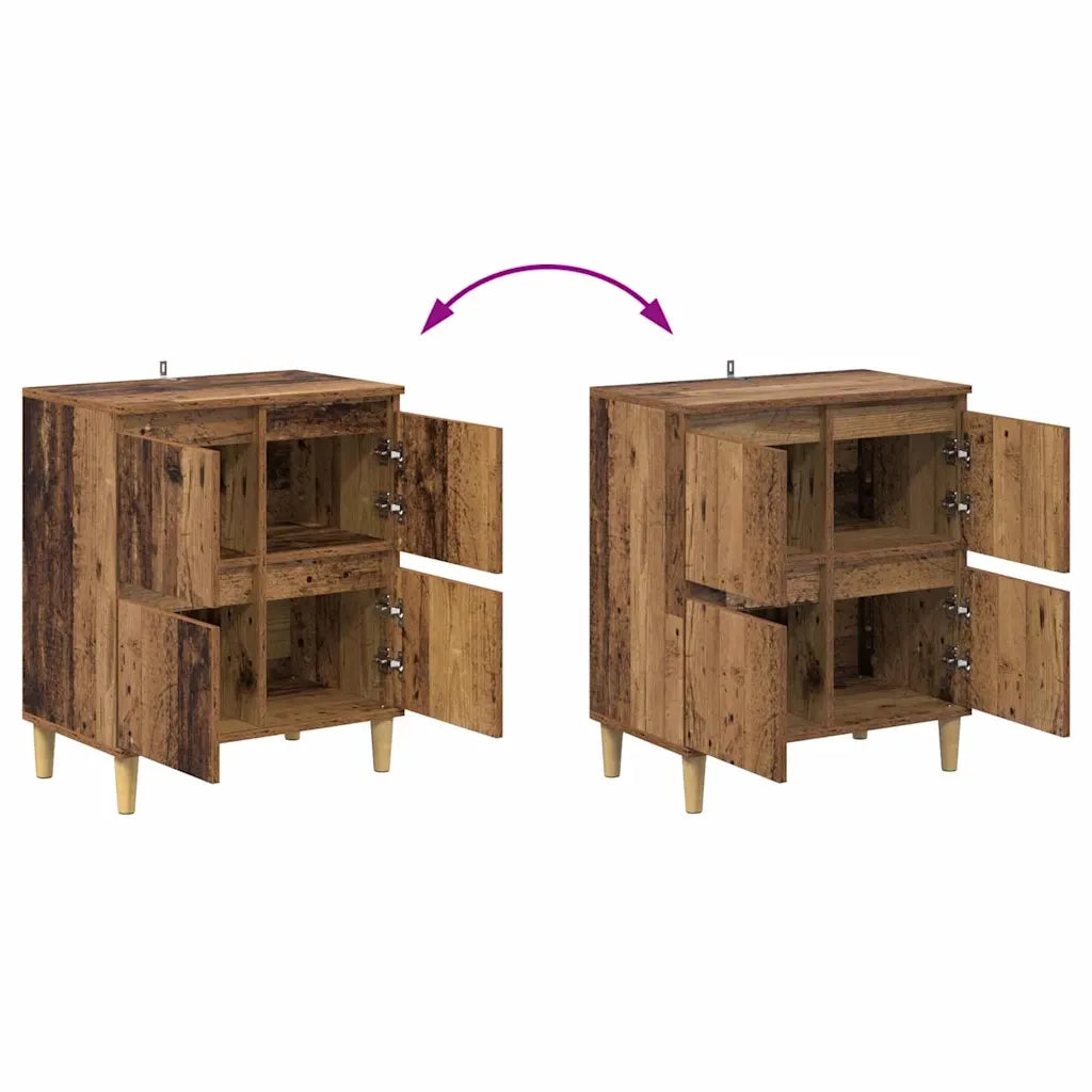 Credenza | Sideboards 3 pcs Legno vecchio 60 x 35 x 70 cm