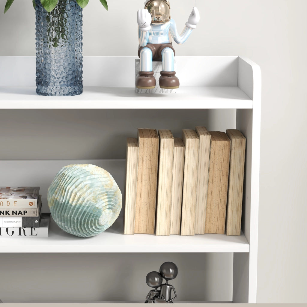 Libreria scaffale mobile ¨C Minimal ¨C Bianco 90x24x91 cm