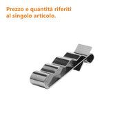 Alcapower Fermacavo a 4 linee per gestione cavi elettrici professionali 4x4mm², accessorio di fissaggio di alta qualità per installazioni cablate