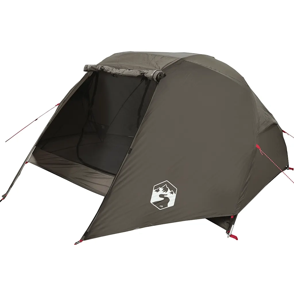 Tenda da Pesca per 5 Persone Marrone Impermeabile 4100659