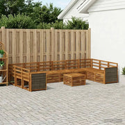 Set di divani da esterno 8 pcs Naturale 3384915