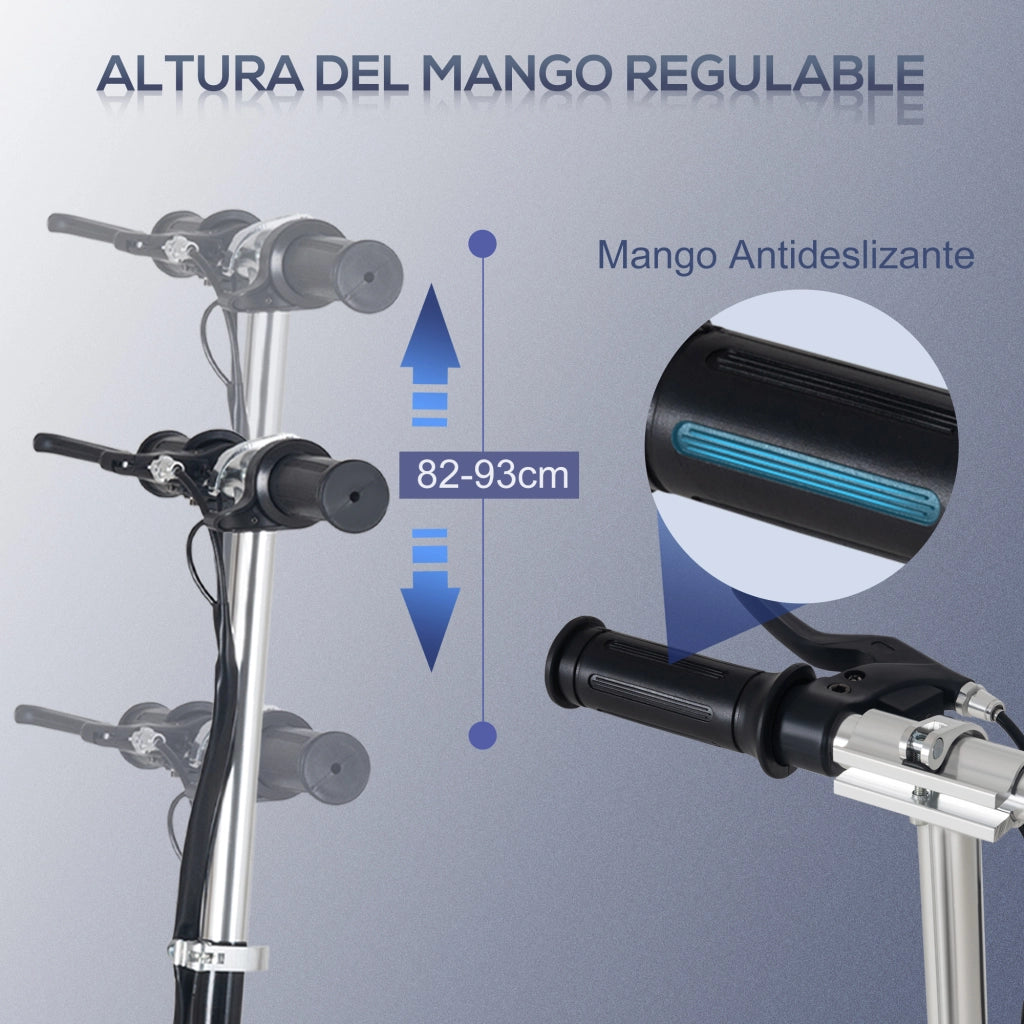 Monopattino Elettrico Pieghevole per Bambini ¨C Minimal ¨C Nero, Regolabile