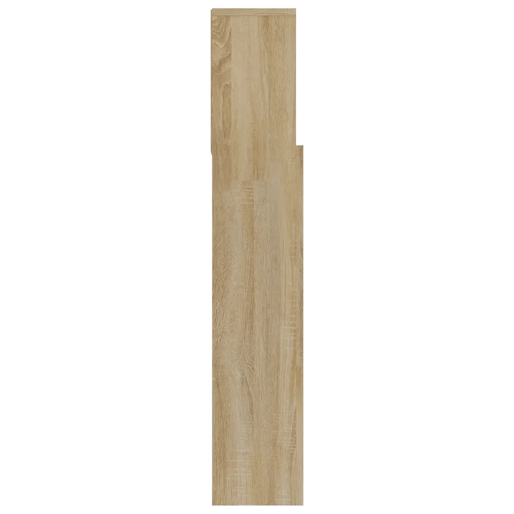 Testiera | Testata con Contenitore Rovere Sonoma 120x19x103,5 cm