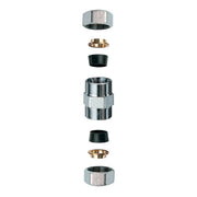 NIPLEX DOPPIO CROMATO C/MONOCONO IN GOMMA PER RAME- 1/2 x 18- FAR- pezzi 1