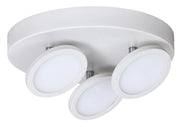Plafoniera 25 cm LED 18W bianco opaco tonda Rabalux