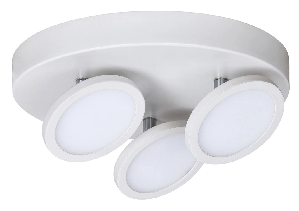 Plafoniera 25 cm LED 18W bianco opaco tonda Rabalux