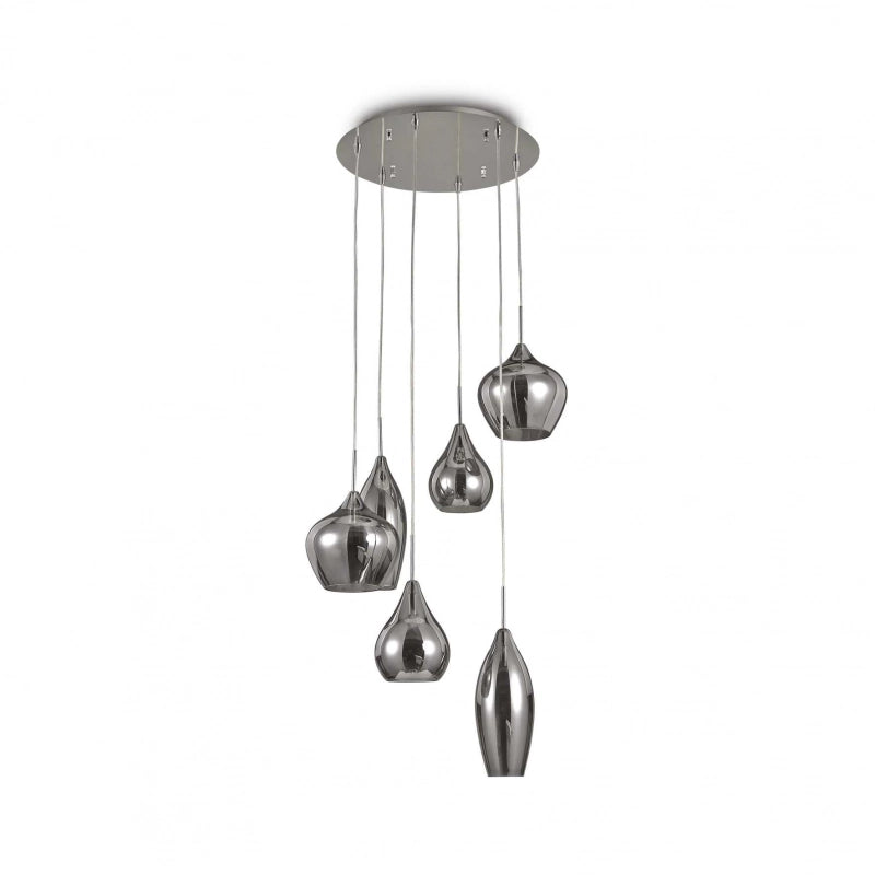 Lampada A Sospensione Soft Sp6 Fume' Ideal-Lux